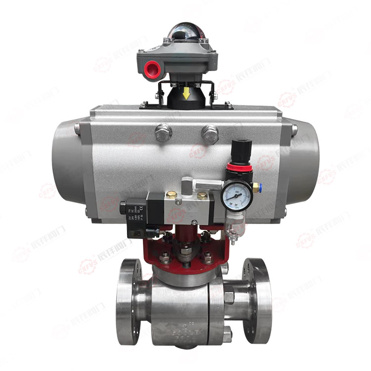 气动锻钢法兰球阀