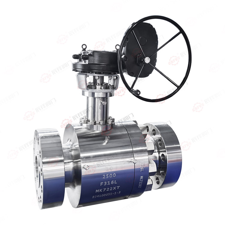 大口径高压低温锻钢法兰球阀