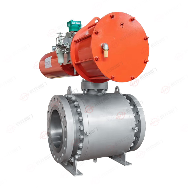 气动锻钢法兰球阀