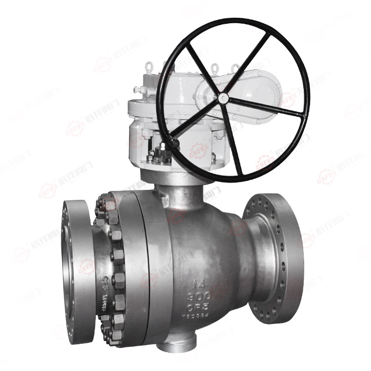 高压硬密封固定式法兰球阀