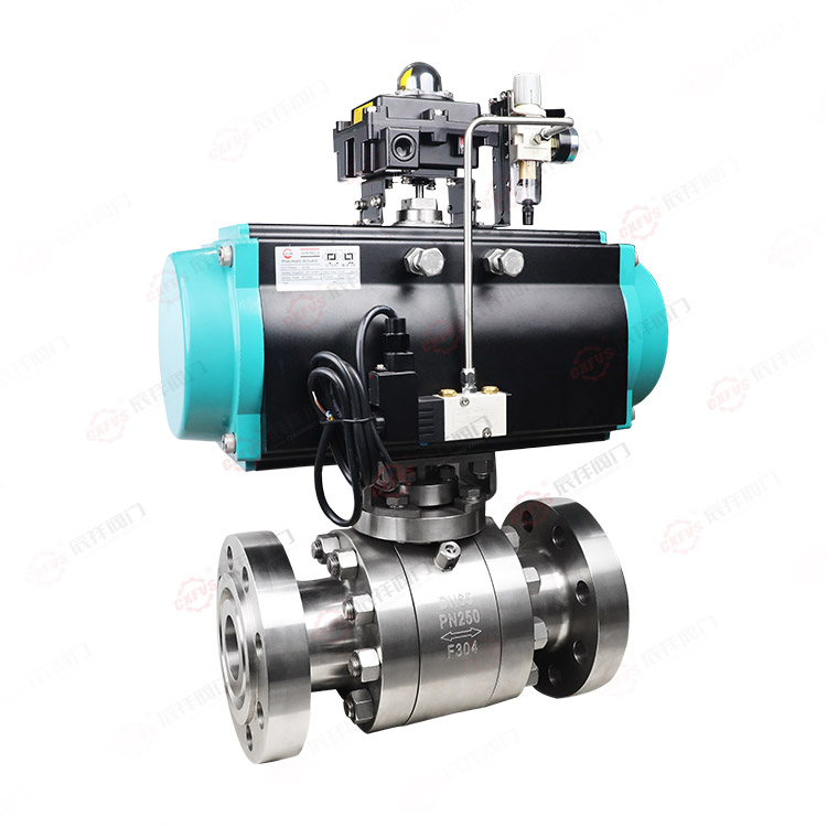 气动锻钢法兰球阀