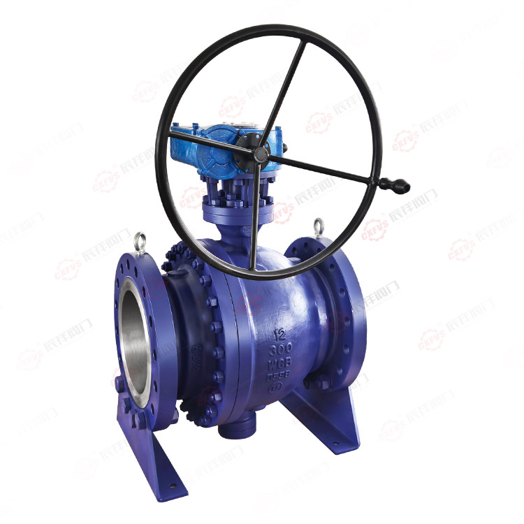 蜗轮固定式法兰球阀