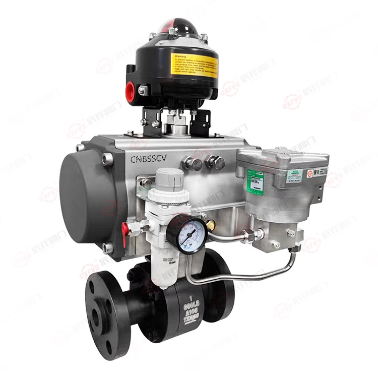 气动锻钢法兰球阀